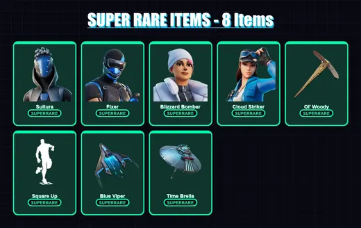 [PS4/PS5/PC] | Sultura | Fixer | Blizzard Bomber | Cloud Striker | Optimus Prime | 134 skin | 163 pickaxe | 115 emote | 116 glider | Lv1528