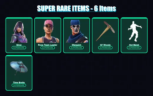 [PC/XBOX/PSN] | Glow | Rose Team Leader | Warpaint | Blackheart | Hybrid | 29 skin | 40 pickaxe | 39 emote | 41 glider | Lv609