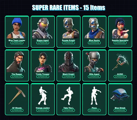 [PC/XBOX/PSN] | Blue Team Leader | Rogue Agent | Royale Knight | 255 skin | Lv1141