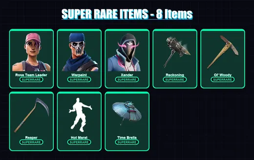 [PC/PSN] | Rose Team Leader | Warpaint | Xander | Lynx | Blackheart | 221 skin | 220 pickaxe | 185 emote | 182 glider | Lv2214 — Game account