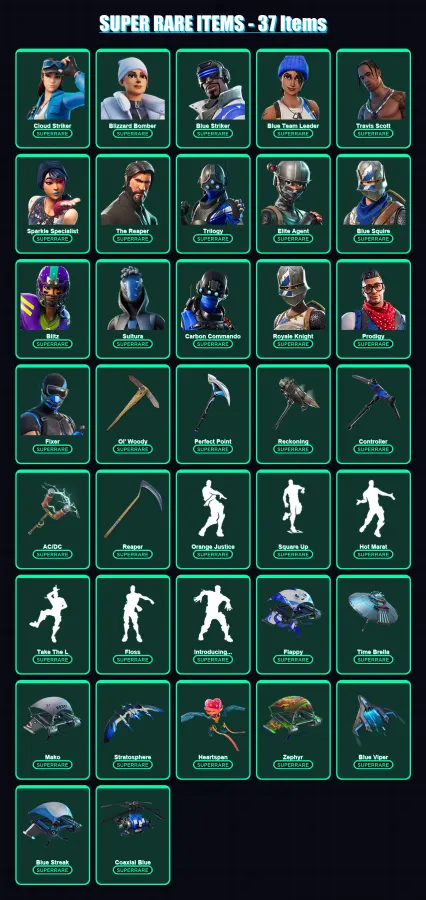 [SWITCH/XBOX/PC] | Cloud Striker | Blizzard Bomber | Blue Striker | 211 skin | Lv2917