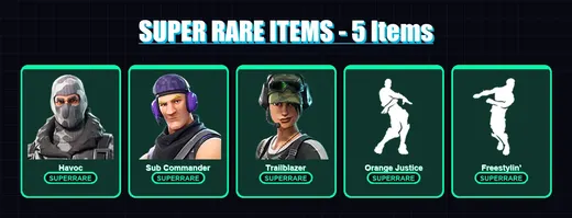 [PC/XBOX/PSN] | Havoc | Sub Commander | Trailblazer | Hybrid | The Visitor | 27 skin | 22 pickaxe | 28 emote | 28 glider | Lv403