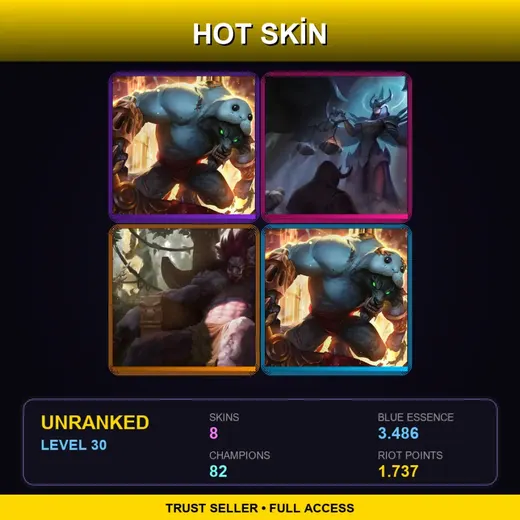 EUW | Urfwick | Judgment Kayle | Traditional Trundle | Urf the Manatee | 8 Skin | 82 Champ | Lv30