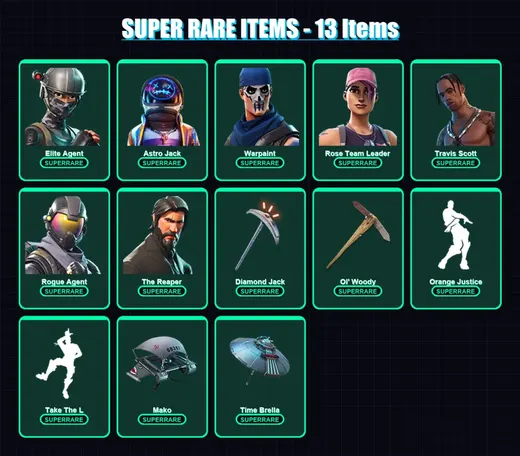 [PS4/PS5/XBOX/PC] | Elite Agent | Astro Jack | Warpaint | Rose Team Leader | Travis Scott | 63 skin | 58 pickaxe | 73 emote | 68 glider | Lv937