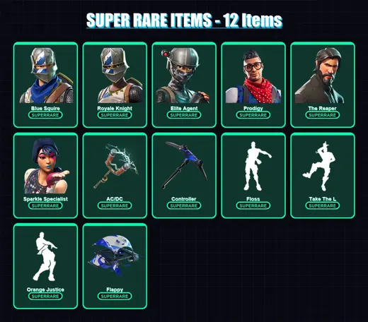 [PS4/PS5/XBOX/PC] | Blue Squire | Royale Knight | Elite Agent | Prodigy | The Reaper | 70 skin | 60 pickaxe | 60 emote | 61 glider | Lv934 — Game account