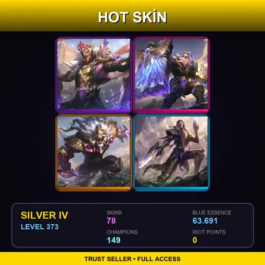 TR | Victorious Draven | Victorious Braum | Victorious Rengar | Victorious Lucian | 78 Skin | 149 Champ | Silver IV | Lv373 — Winter Wonder Neeko