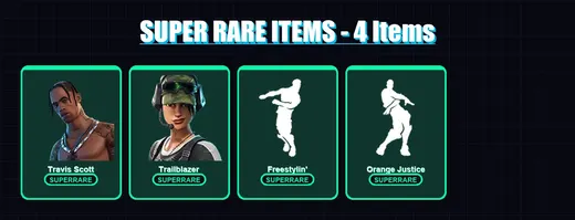 [PC/XBOX/PSN] | Travis Scott | Trailblazer | Hybrid | Blackheart | Pig the Butcher | 12 skin | 34 pickaxe | 23 emote | 25 glider | Lv449