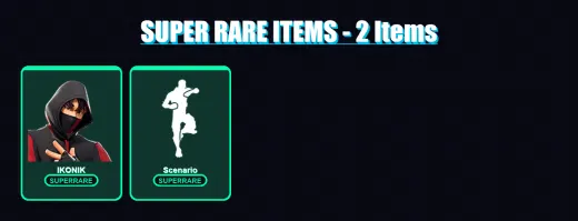 [PS4/PS5/XBOX/PC] | IKONIK | Blackheart | Hybrid | Luxe | Ruin | 10 skin | 12 pickaxe | 15 emote | 13 glider | Lv230