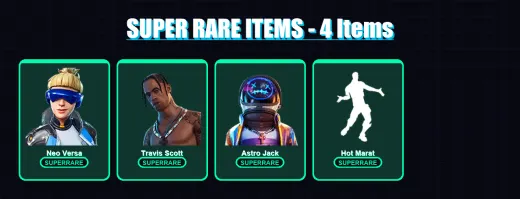 [PC/XBOX/PSN] | Neo Versa | Travis Scott | Astro Jack | Rox | Gear Specialist Maya | 33 skin | 39 pickaxe | 47 emote | 45 glider | Lv874