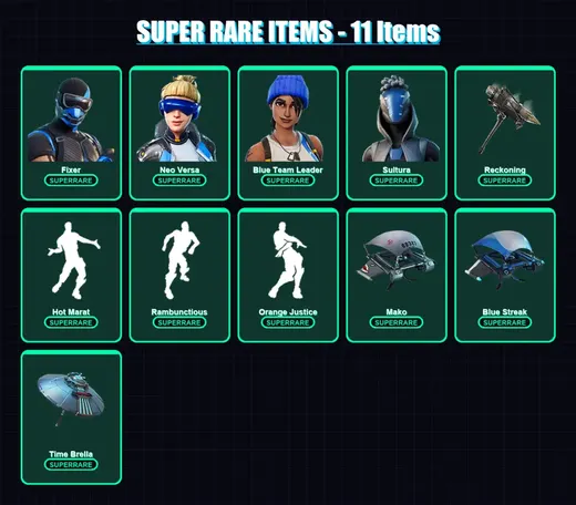 [PS4/PS5/XBOX/PC] | Fixer | Neo Versa | Blue Team Leader | Sultura | Carbide | 27 skin | 34 pickaxe | 60 emote | 49 glider | Lv1012 — Game account
