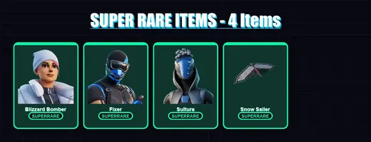 [PS4/PS5/XBOX/PC] | Blizzard Bomber | Fixer | Sultura | Paradigm (Reality-659) | Bytes | 9 skin | 20 pickaxe | 15 emote | 20 glider | Lv252 — Game account