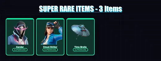 [PC/XBOX] | Xander | Cloud Striker | Peter Griffin | Zeus | Valeria | 37 skin | 80 pickaxe | 48 emote | 72 glider | Lv874