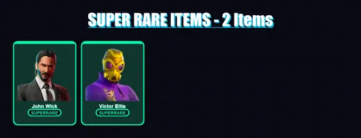 [PC/XBOX/PSN] | John Wick | Victor Elite | Mecha Cuddle Master | Menace | Joltara | 110 skin | 102 pickaxe | 69 emote | 85 glider | Lv1397