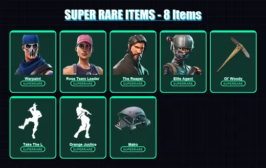 [PC/XBOX/PSN] | Warpaint | Rose Team Leader | The Reaper | Elite Agent | Dark Voyager | 34 skin | 57 pickaxe | 47 emote | 58 glider | Lv923 — Game account