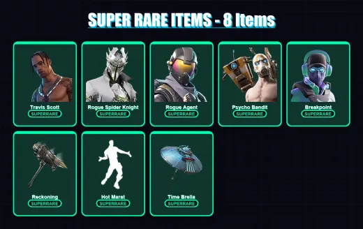 [PC/XBOX/PSN] | Travis Scott | Rogue Spider Knight | Rogue Agent | 275 skin | Lv4224