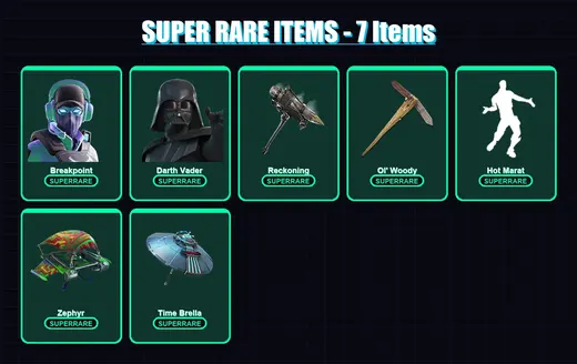 [PC/PSN] | Breakpoint | Darth Vader | Frozen Raven | Shogun | Zenith | 116 skin | 109 pickaxe | 134 emote | 96 glider | Lv1453