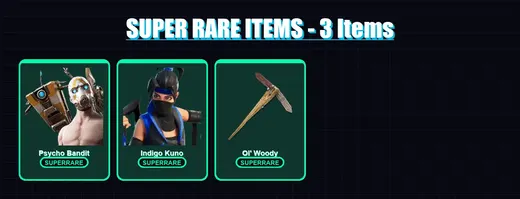 [PC/PSN] | Psycho Bandit | Indigo Kuno | Master Chief | Skull Commander | Eric Cartman | 146 skin | 193 pickaxe | 139 emote | 101 glider | Lv1720 — Game account