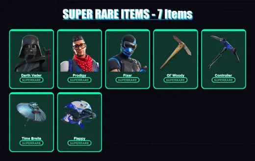 [PC/PSN] | Darth Vader | Prodigy | Fixer | The Foundation | Kado Thorne | 182 skin | 211 pickaxe | 119 emote | 152 glider | Lv2546