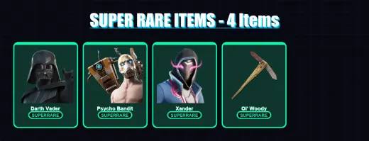 [PC/XBOX/PSN] | Darth Vader | Psycho Bandit | Xander | The Imagined | Snap | 121 skin | 152 pickaxe | 76 emote | 97 glider | Lv1322