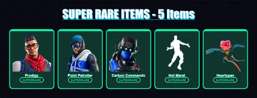 [PC/XBOX] | Prodigy | Point Patroller | Carbon Commando | Blaze | Backlash | 57 skin | 76 pickaxe | 64 emote | 54 glider | Lv1179