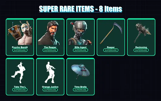 [PC/XBOX] | Psycho Bandit | The Reaper | Elite Agent | Lynx | Drift | 44 skin | 44 pickaxe | 46 emote | 48 glider | Lv828 — Game account