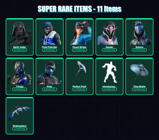 [PC] | Darth Vader | Point Patroller | Cloud Striker | Xander | Sultura | 181 skin | 237 pickaxe | 161 emote | 190 glider | Lv3614