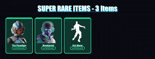 [PS4/PS5/XBOX/PC] | The Paradigm | Breakpoint | Singularity | Blackheart | Luxe | 56 skin | 42 pickaxe | 69 emote | 40 glider | Lv397