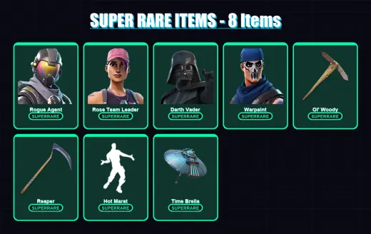 [PC/XBOX/PSN] | Rogue Agent | Rose Team Leader | Darth Vader | Warpaint | Torin | 341 skin | 393 pickaxe | 329 emote | 277 glider | Lv5192
