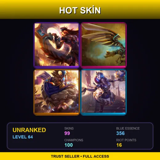 EUW | Victorious Sivir | Hextech Anivia | Victorious Maokai | Victorious Orianna | 99 Skin | 100 Champ | Lv64