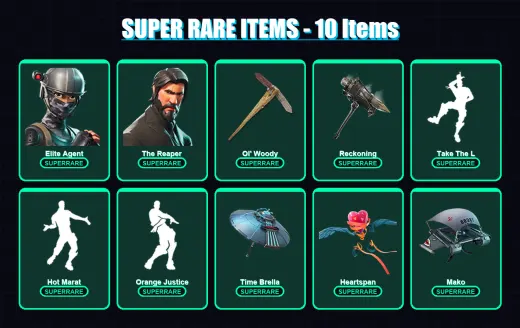 [PC/PSN] | Elite Agent | The Reaper | Lynx | Drift | Frozen Love Ranger | 116 skin | 96 pickaxe | 162 emote | 108 glider | Lv1654