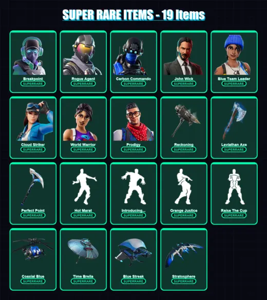 [PS4/PS5/XBOX/PC] | Breakpoint | Rogue Agent | Carbon Commando | 213 skin | Lv2694
