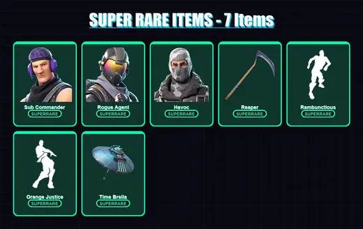 [PC/XBOX/PSN] | Sub Commander | Rogue Agent | Havoc | Ragnarok | Drift | 42 skin | 48 pickaxe | 41 emote | 51 glider | Lv801 — Game account
