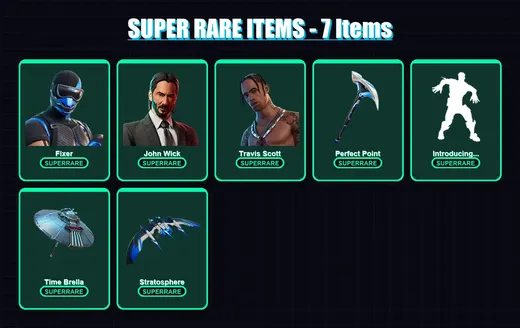 [PS4/PS5/XBOX/PC] | Fixer | John Wick | Travis Scott | Peter Griffin | Predator | 124 skin | 173 pickaxe | 140 emote | 150 glider | Lv2459