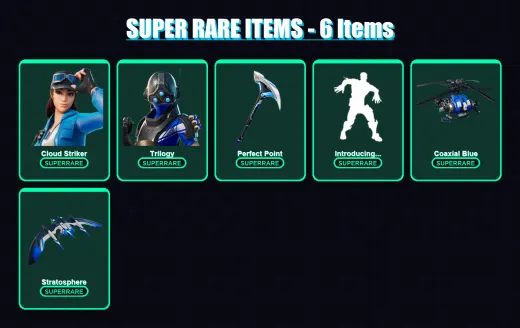 [PC/XBOX/PSN] | Cloud Striker | Trilogy | Ronin | Mandalorian | Shanta | 36 skin | 103 pickaxe | 51 emote | 82 glider | Lv1412