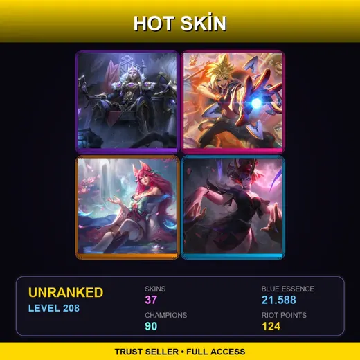 ME | Victorious Sejuani | Battle Academia Ezreal | Spirit Blossom Ahri | Blood Moon Evelynn | 37 Skin | 90 Champ | Lv208 — LoL account