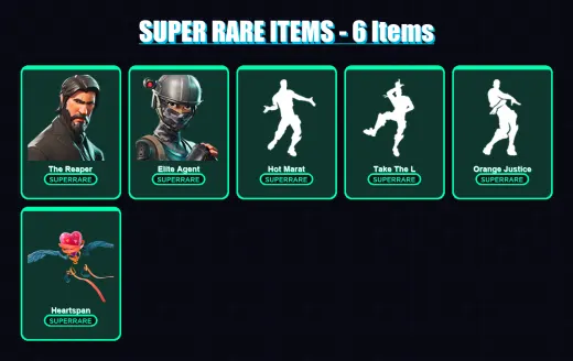 [PC/XBOX/PSN] | The Reaper | Elite Agent | Nezumi | Lynx | The Ageless | 41 skin | 49 pickaxe | 58 emote | 46 glider | Lv553