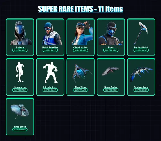 [PS4/PS5/XBOX/PC] | Sultura | Point Patroller | Cloud Striker | Fixer | Lt. Evergreen | 18 skin | 50 pickaxe | 53 emote | 62 glider | Lv1343 — Game account