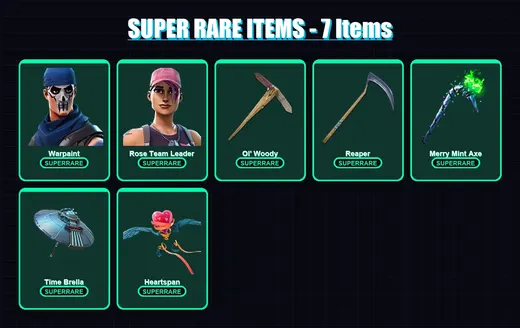 [PC/PSN] | Warpaint | Rose Team Leader | Twyn | Moisty Merman | Gear Specialist Maya | 315 skin | 341 pickaxe | 276 emote | 253 glider | Lv3820