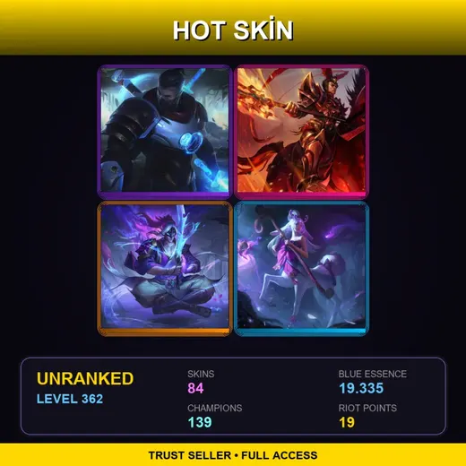 LAN | Spirit Blossom Master Yi | Spirit Blossom Lillia | Spirit Blossom Sett | PROJECT: Jinx | 84 Skin | 139 Champ | Lv362 — Empyrean Jax