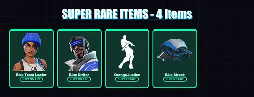 [PC/XBOX/PSN] | Blue Team Leader | Blue Striker | Omega | Valor | The Visitor | 10 skin | 6 pickaxe | 10 emote | 8 glider | Lv83 — Game account