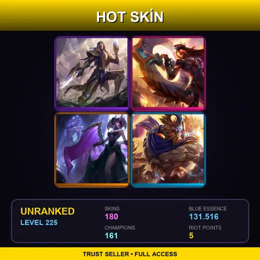 VN | Victorious Lucian | Victorious Sivir | Victorious Morgana | Victorious Maokai | 180 Skin | 161 Champ | Lv225 — Vandal Vladimir