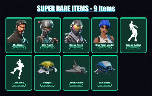 [PC/XBOX/PSN] | The Reaper | Elite Agent | Rogue Agent | Blue Team Leader | The Visitor | 17 skin | 14 pickaxe | 23 emote | 23 glider | Lv340