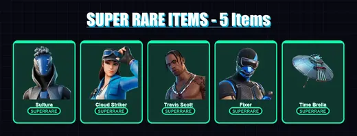 [PC/PSN] | Sultura | Cloud Striker | Travis Scott | Fixer | Spectra Knight | 48 skin | 52 pickaxe | 53 emote | 52 glider | Lv745