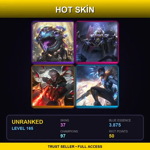 EUW | Victorious Kog'Maw | Victorious Sejuani | Conqueror Varus | Pulsefire Ekko | 37 Skin | 97 Champ | Lv165