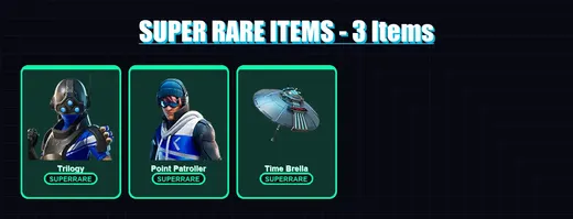 [PS4/PS5/XBOX/PC] | Trilogy | Point Patroller | Fusion | The Foundation | Frostbite | 68 skin | 114 pickaxe | 68 emote | 98 glider | Lv1278