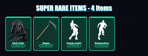 [PC/XBOX/PSN] | Darth Vader | Renzo the Destroyer | Nezumi | Paradigm (Reality-659) | Twyn | 51 skin | 89 pickaxe | 81 emote | 89 glider | Lv1747