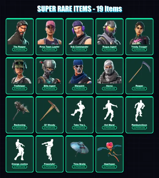 [PC/XBOX/PSN] | The Reaper | Rose Team Leader | Sub Commander | 208 skin | Lv2544