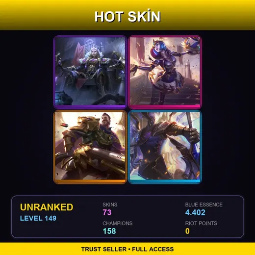 SG | Victorious Sejuani | Victorious Orianna | Victorious Graves | Victorious Aatrox | 73 Skin | 158 Champ | Lv149