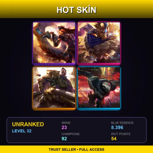 LAS | Victorious Sivir | Victorious Maokai | Victorious Graves | PROJECT: Zed | 23 Skin | 92 Champ | Lv32