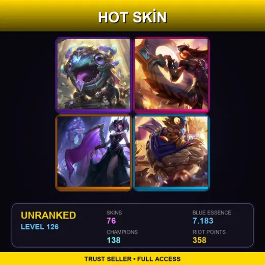 EUNE | Victorious Kog'Maw | Victorious Sivir | Victorious Morgana | Victorious Maokai | 76 Skin | 138 Champ | Lv126 — Red Baron Corki